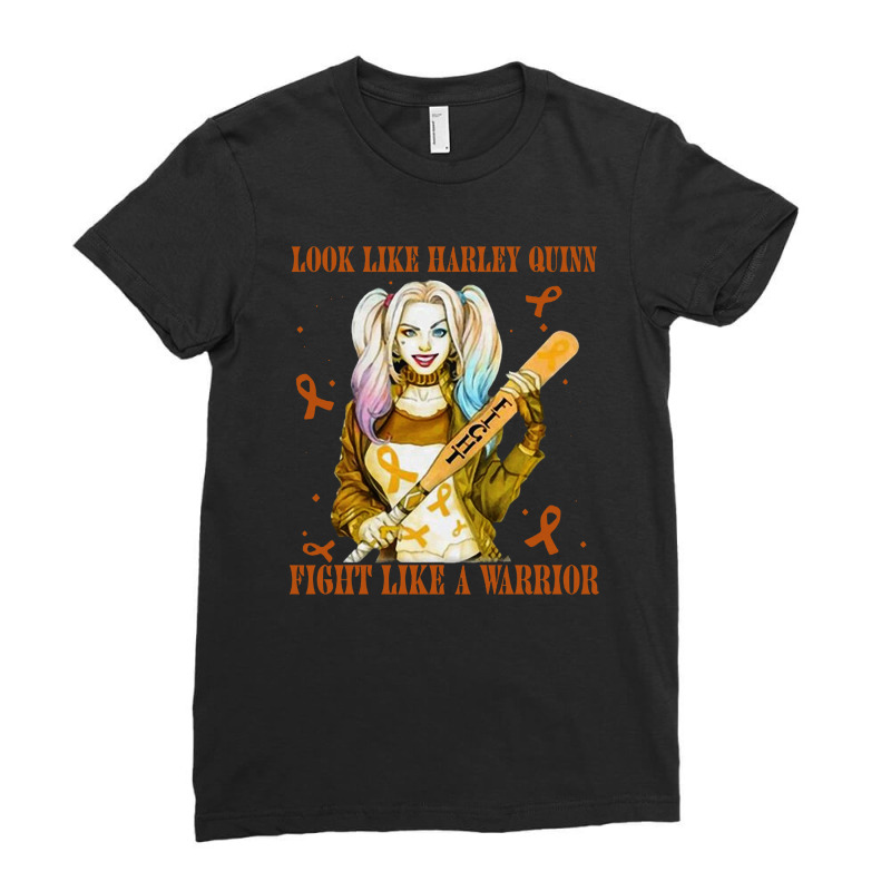 Fight Like A Warrior Ladies Fitted T-Shirt by veelra50534 | Artistshot