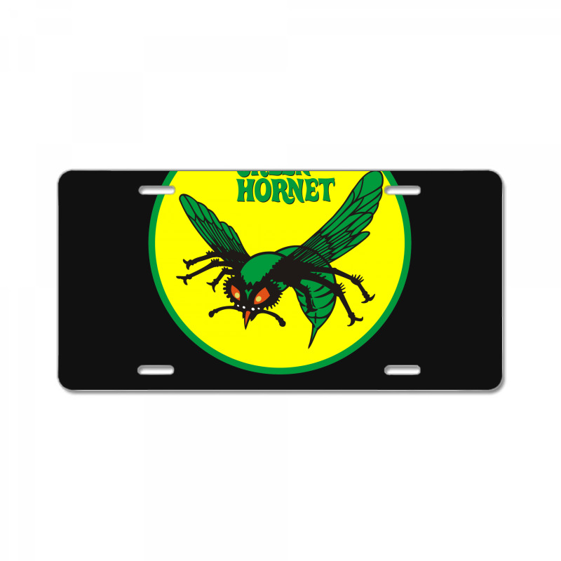 Custom The Green Hornet Logo License Plate By Mdk Art - Artistshot