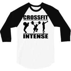 cool crossfit intense 3/4 Sleeve Shirt | Artistshot