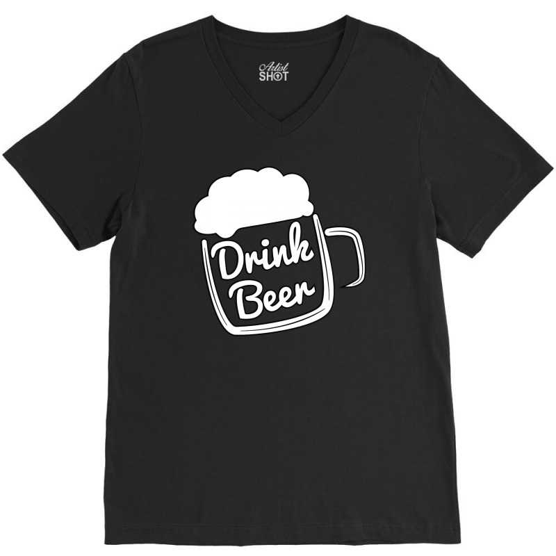 Cool Drink Beer T Shirt (2) V-neck Tee | Artistshot