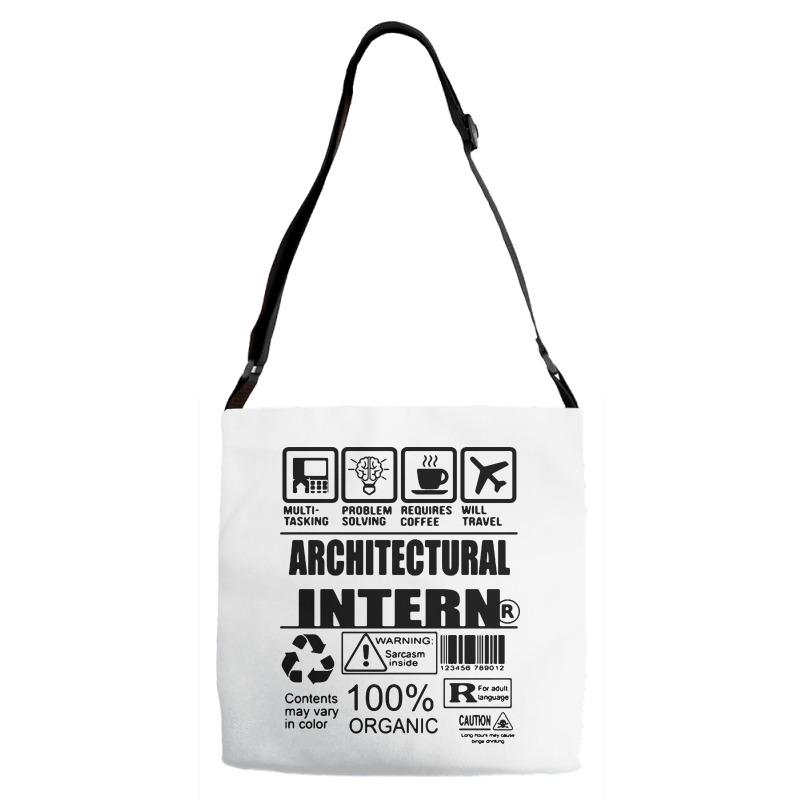 Architectural Intern Contents Adjustable Strap Totes | Artistshot