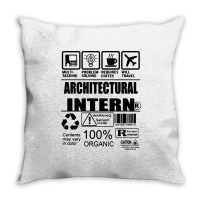 Architectural Intern Contents Throw Pillow | Artistshot