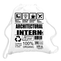 Architectural Intern Contents Drawstring Bags | Artistshot