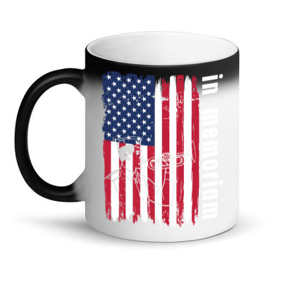 Decoration Day American Flag In Memoriam Pullover Hoodie Magic Mug Designed By Nadiayadi