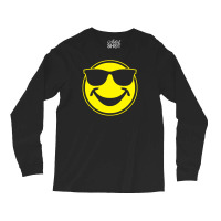 Cool Yellow Smiley Bro With Sunglasses Long Sleeve Shirts | Artistshot