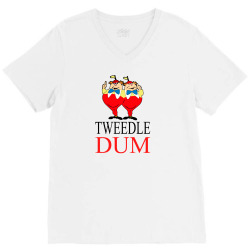 tweedle dum V-Neck Tee | Artistshot