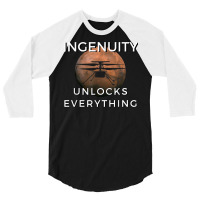 Perseverance Mars Rover Helicopter Ingenuity Exploration T Shirt 3/4 Sleeve Shirt | Artistshot