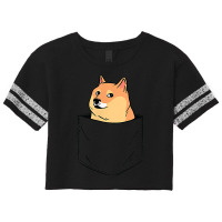 Pocket Dogecoin Shirt For Dogecoin Miner T Shirt Scorecard Crop Tee | Artistshot