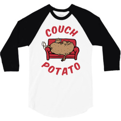couch potato 3/4 Sleeve Shirt | Artistshot
