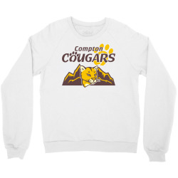cougar mascot and mountain Crewneck Sweatshirt | Artistshot