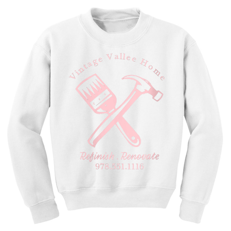 Womens Vintage Vallee Home Renovations Company Hoodie V Neck T Shirt Youth Sweatshirt by belenfinl | Artistshot