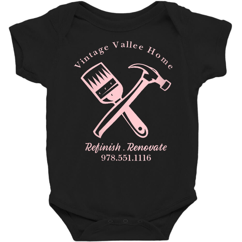 Womens Vintage Vallee Home Renovations Company Hoodie V Neck T Shirt Baby Bodysuit by belenfinl | Artistshot