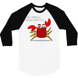 crab fu 3/4 Sleeve Shirt | Artistshot