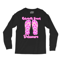 Rehoboth Beach Delaware Summer Vacation Heart Flip Flops Pullover Hood Long Sleeve Shirts | Artistshot