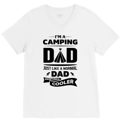 I'm a Camping Dad.... V-Neck Tee | Artistshot