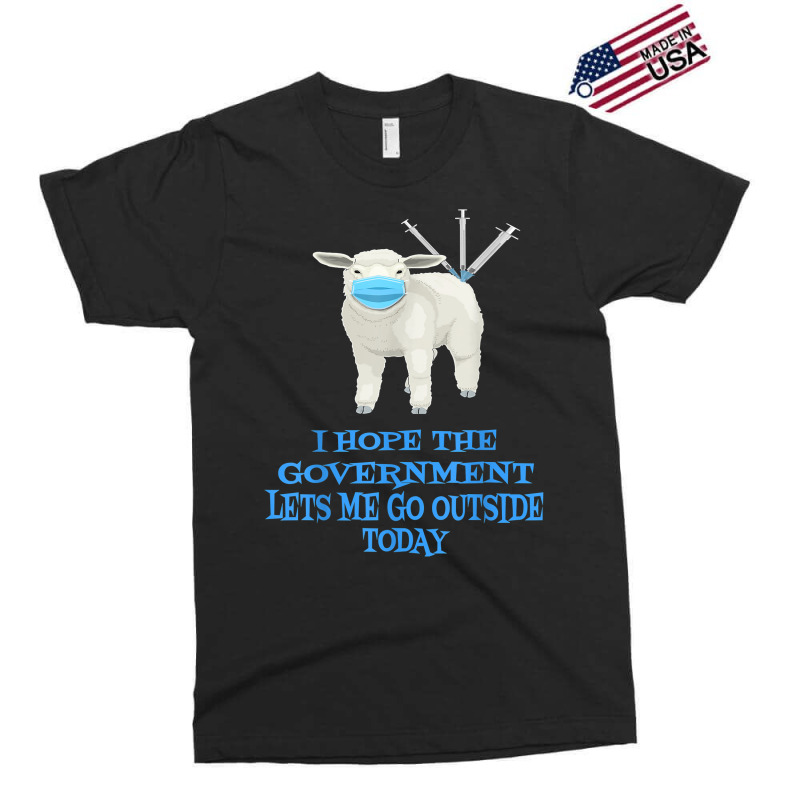 Sheep Sheeple Anti Vaccine Vax Mask Mandate Wants Go Outside T Shirt Exclusive T-shirt by jermonmccline | Artistshot