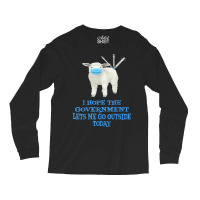 Sheep Sheeple Anti Vaccine Vax Mask Mandate Wants Go Outside T Shirt Long Sleeve Shirts | Artistshot