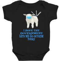 Sheep Sheeple Anti Vaccine Vax Mask Mandate Wants Go Outside T Shirt Baby Bodysuit | Artistshot