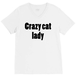 crazy cat lady (5) V-Neck Tee | Artistshot