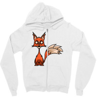 Crazy Fox Zipper Hoodie | Artistshot