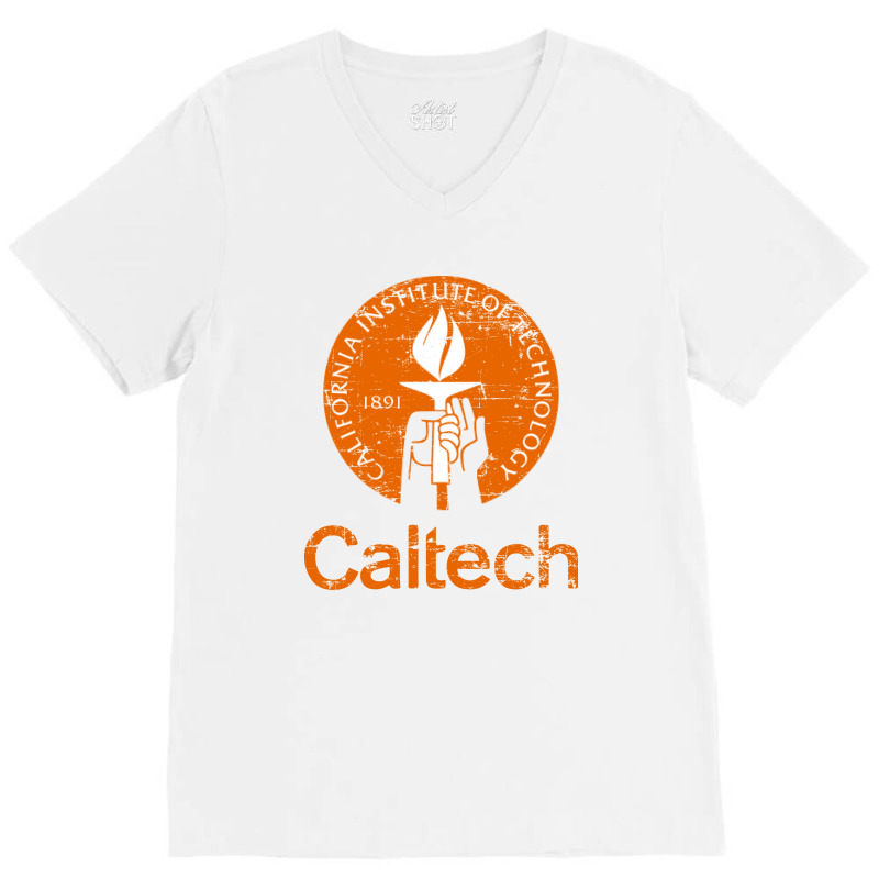 California Institute Of Technology, Caltech Vintage V-neck Tee | Artistshot