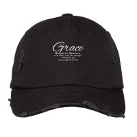 Grace Began In Genesis Script Edition Premium T Shirt Vintage Cap | Artistshot