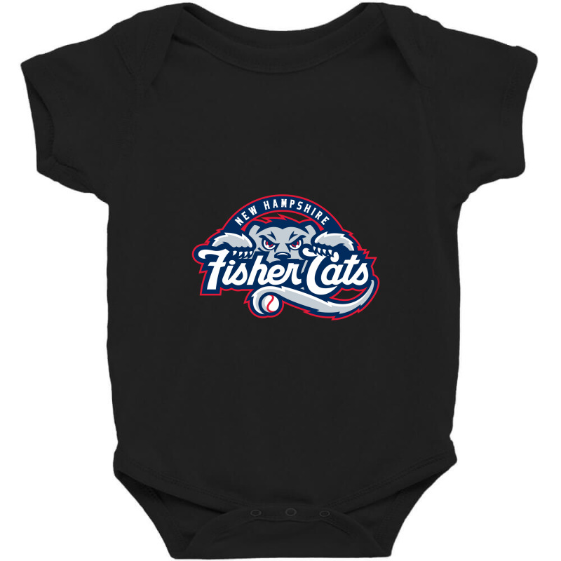 New Hampshire Fisher Cats Vectorized Baby Bodysuit by bayan | Artistshot