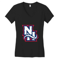 New Hampshire Fisher Cats1 Vectorized Women's V-neck T-shirt | Artistshot