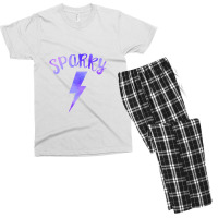 Sparky Electrician Electrical Engineer Electronics Worker Men's T-shirt Pajama Set | Artistshot