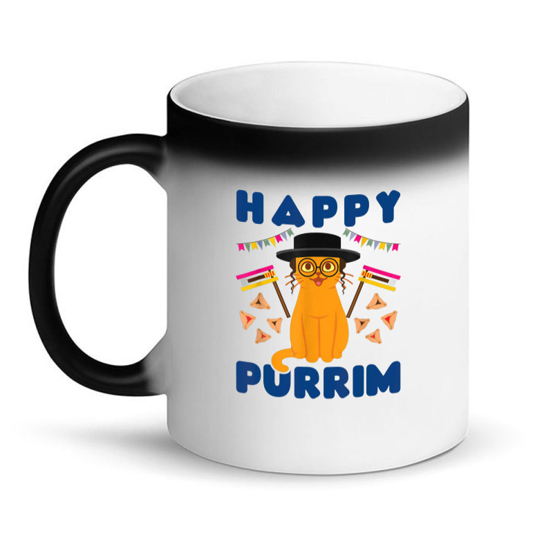 Happy Purrim Purim Funny Esther Cat Jewish Magic Mug | Artistshot