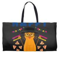 Happy Purrim Purim Funny Esther Cat Jewish Weekender Totes | Artistshot