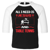 Jesus Table Tennis Ping Pong Toddler 3/4 Sleeve Tee | Artistshot