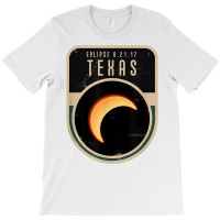 Us Partial Eclipse August 21 2017 Texas Tshirt T-shirt | Artistshot