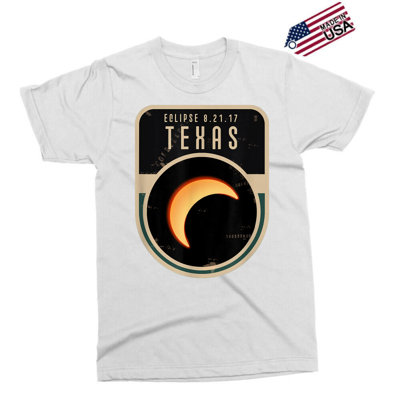 Us Partial Eclipse August 21 2017 Texas Tshirt Exclusive T-shirt by ebertfran1985 | Artistshot