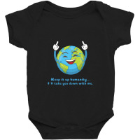 Earth Humanity Baby Bodysuit | Artistshot