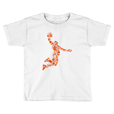 Basketball Player Preview Toddler T-shirt Designed By Natabahari