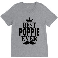 Best Poppie Ever V-neck Tee | Artistshot