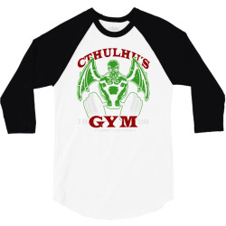 cthulhu gym 3/4 Sleeve Shirt | Artistshot