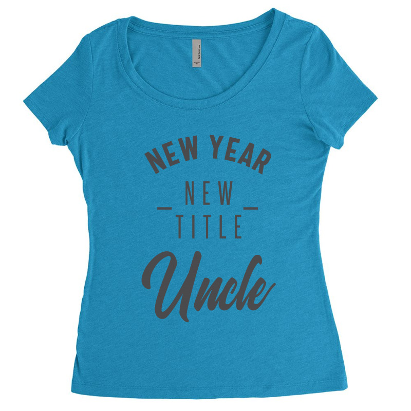 New Year New Title Uncle Women's Triblend Scoop T-shirt | Artistshot