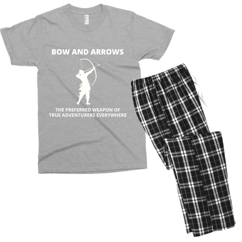 Archery Funny Sayings Bow Arrow Archer Gift Men's T-shirt Pajama Set | Artistshot