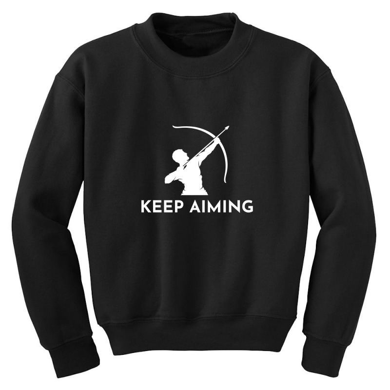 Archery Motivation Sayings Bow Arrow Archer Gift Youth Sweatshirt | Artistshot