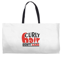curly hair don't care Weekender Totes | Artistshot