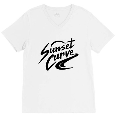 Julie And The Phantoms Sunset Curve V-neck Tee Designed By Tshirtpublic
