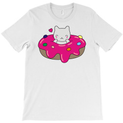cute cat in a donut T-Shirt | Artistshot