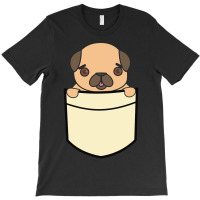 Cute Pocket Pug T-shirt | Artistshot