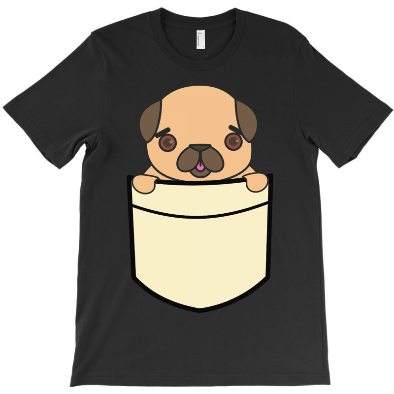 Cute Pocket Pug T-shirt | Artistshot