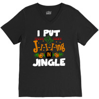 Jingle Christmas V-neck Tee | Artistshot