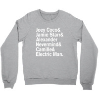 Prince Aliases Joey Coco & Jamie Starr Threads Crewneck Sweatshirt | Artistshot