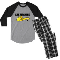 Sax Machine Men's 3/4 Sleeve Pajama Set | Artistshot