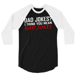 dad jokes 3/4 Sleeve Shirt | Artistshot